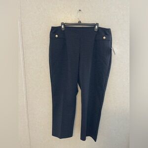 Women’s Cato Black and Gray Patterned Pants size 18/20W plus NWO